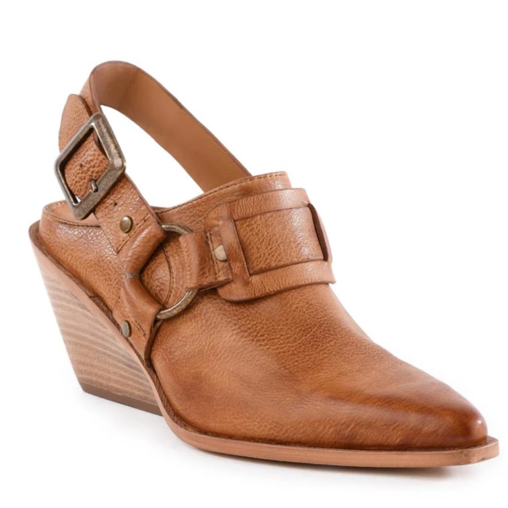 Seychelles Tan Classified Slingback Ankle Heel Boot - Picture 6 of 7